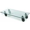 FontanaArte Tavolino con Ruote — design Gae Aulenti 140x70x25