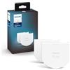 Philips Hue Wall Switch Module, 2 Moduli Interruttori a Parete, Controllo Illuminazione Smart, Bianco