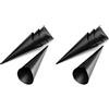 LACOR 68936 - Set 4 stampi per Cornetti, con Rifinitura Antiaderente, 11 x 9 x 4 cm (Confezione da 2)