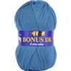 Sirdar Hayfield Bonus DK - Gomitolo doppio per lavoro a maglia, 100 g, colore: blu (558)