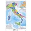 Grupo Erik Cartina Geografica Italia - Cartina Italia da Muro Grande 61 x 91,5 cm | Poster Da Parete Mappa Gigante (Include Mini Mappa dell'Europa)