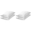 Giovanni Dolcinotti MADE IN ITALY Giovanni Dolcinotti Bed Collection Basic - Federe Cuscini Letto Matrimoniale Cotone 100% 50x80 cm - Set 2 Copri Cuscini Letto o Divano con Cerniera, Copricuscino Antiacaro e Traspirante Made in Italy