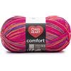 Red Heart Filato Comfort, rosa brillante/arancione/viola