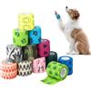 LCXCXY Benda Elastica Autoadesiva, pet Garza Autoadesiva, 12 rotoli di Benda Elastica Coesiva 5CMX4.5M, Bende Elastiche Per Bendaggi per gatti, cani, cavalli e altri animali, Bende Autoadesive veterinarie