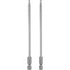 QUARKZMAN 2pz H3,0 Chiavi a Brugola per Punte da Trapano 3mm Punte Metriche Piane 1/4 Attacco Esagonale 300mm (12) Punta Cacciavite Esagonali Magnetico Lungo Industriale per Viti