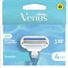 Gillette Venus Venus Gillette Lamette Rasoi Donna Smooth Per Rasoio A 3 Lame, Confezione Da 4