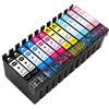 ESMONLINE Set di 12 cartucce multipack (T0807) compatibili come ricambio per Epson T0801 T0802 T0803 T0804 T0805 Stylus Photo R265 R360 R285 RX585 PX700W P50 PX650 PX810FW PX710W PX820F. WD PX720WD