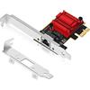 NICGIGA 2.5Gb PCIe Network Card, NICGIGA 2.5 Gigabit Ethernet Interface Adapter, with Realtek RTL8125B, Wake on LAN, 2.5G NIC Compliant Windows/Linux/MAC OS