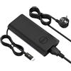 DINTYOU 130W USB C Alimentatore Caricatore per Dell XPS 15 9500 9575 17 9700 9720 Latitude 7410 7310 7210 9410 9510 5420 5320 Precision 5530 2in1 7MP1P K00F5 Caricabatterie Portatile Charger Tipo-c
