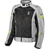 Oj Atmosfere Giacca Moto Donna Estiva OJ REEF LADY Nero Grigio Chiaro