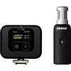 Shure Microfono da intervista MoveMic 88+ Nero Wireless USB con Parabrezza