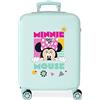 Disney Mickey All Smile Valigia da cabina Multicolor 38x55x20 cm ABS rigido Lucchetto a combinazione laterale 35L 2 kg 4 ruote doppie Bagaglio a mano