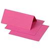 Clairefontaine 75024C - Pacco da 25 Segnaposto- Formato 8,5x8cm - 210g/m² - Colore Fucsia -Inviti Eventi e Corrispondenza - Gamma Pollen - Carta Premium Liscia