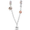 TINSLO Bead Charm Ciondolo Argento Sterling 925 con Cubic Zirconia Pendenti per Pandora Braccialetti, Compatibile con Braccialetti e Collane europei
