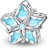 TINSLO Bead Charm Ciondolo Argento Sterling 925 con Cubic Zirconia Pendenti per Pandora Braccialetti, Compatibile con Braccialetti e Collane europei