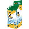 BIC Cristal Soft Punta Media 1,2 mm Confezione 50 Penne Colore Verde