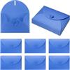 PATIKIL 6.1 X 4.1 Inch Mini Buste Con Chiusura A Cuore, 20Pc Buste Carine Portacarte Per Compleanni Matrimoni Regali Biglietti Di Auguri Aziendali, Blu Scuro