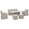 Bizzotto SET6 SALOTTO C-C ARIEL NATURAL