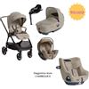 Joie Trio Joie Signature Valora Con Calmi + i-Level Pro + Base Encore + Seggiolino Auto i-Harbour E - Joie Sandstone