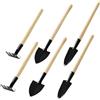 LONZIKP 6 pezzi Attrezzi Giardinaggio, Mini Attrezzi da Giardino, Kit Giardinaggio e Mini Bonsai Kit, Utensili da Giardino per piante, trapianto e sciogliere