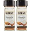 UBENA, Cannella Macinata, Ideale per Creme, Torte, Salse e Bevande, Formato Vasetto da 25 gr (Confezione da 2)