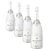 Brut Dargent Ice Chardonnay - Spumante Bianco Blanc de Blancs - Metodo tradizionale, Magnum (1 x 1,5 L) (Confezione da 4)