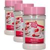 FunCakes Mix per Bavarese Fragola: Deliziosa crema, Perfetto dessert., Un budino cremoso e soffice, Facile da usare, ideale come ripieno per torte e decorazioni, 150 g (Confezione da 3)