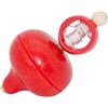 GICO Trottola in legno, trotola classica con azionamento a filo (rosso) 6420