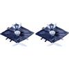 Nattou - consolatore Alex l'asino 321150, Blu, Grande, 10IT5414673321150IT10 (Confezione da 2)