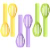 Nievajio 6PCS Hamster Litter Scoops, Scoop di sabbia da bagno, pala per la pulizia dei bagni per animali domestici, set di scoop di spazzatura durevole per piccoli animali