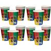 amscan Harry Potter Houses Cup 250ml (Confezione da 4)