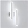 Comely Lampada da Parete LED, 32W 3600LM Applique da Parete Interno Moderno, Creativo Lampada a Muro Interni per Camera da Letto Soggiorno Corridoio Sala da Pranzo, Bianco