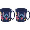 Stor Tazza per Bambini con Grafica Disney Stitch da 350 ml, senza BPA, adatta al microonde, e non va in lavastoviglie