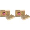 ECONATURAL by York York Spugna da Cucina Ecologiche Spugna Piatti Ecologica Spugnette naturali per la Pulizia antigraffio compostabile biodegradabili cucina e bagno cellulosa e fibra colore marrone (Confezione da 2)