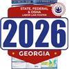 COMPLIANCE AUDIT CENTER 2025 Georgia State and Federal Labor Law Poster - OSHA Workplace Compliant - Mandatory Regulations Posting for Employees - All in One Required Compliance Posting 16 x 40 - Laminated (1 Pack)