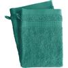 Le linge de Jules Set di 2 guanti da bagno, 100% cotone, 450 GR/m2, colore: verde laguna