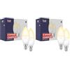 Trust WiFi E14 Lampadina Smart Multicolore, Compatibile con Alexa e Google Nest, Lampadine LED E14, Hub non Necessario, 2.4GHz Lampada WiFi, Luce LED Fredda e Calda, Bianca e Multicolore - 2 Pezzi