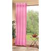 Gardinenbox 20332 - Tenda in Voile con Occhielli, in Tinta Unita Rosa