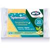 ARIX | Lindy 40 Spugnaforte in Cellulosa della Linea Splendelli, Spugna 100% Cellulosa Vegetale con Fibra Abrasiva Extra-Forte, Per Stoviglie, Sporco Ostinato e Unto - 20 Confezioni, Made In Italy