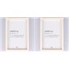 Villa d'Este Home Tivoli 2002 Quadro decorativo con cornice 21x33 cm, Victionary Amica (Confezione da 2)