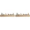 Rayher Calendario D'Avvento Legno, 40X3,5X12Cm, +Ganci Per Appendere,Box 1P, 46556000 (Confezione da 2)