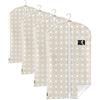 DOMO PAK LIVING Custodia per Giacca - Porta Giacche per Proteggere i tuoi Vestiti da Polvere e Tarme - Beige, 1 Pezzo 60x100 cm - Domopak Living
