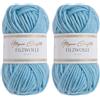 Utopia Crafts 100% lana vergine 50 g (Sky Blue) (Confezione da 2)