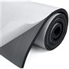 SDLDEER Rotolo di schiuma autoadesiva, 300 mm (larghezza) x 6 mm (altezza) x 3 m (lunghezza), fogli di gomma in neoprene multifunzione fai da te, per la protezione dei mobili, antiscivolo, isolamento