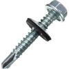 DOJA Barcelona DOJA industrial | VITI AUTOFILETTANTI PER METALLO | PACK 200 | 6,3 x 25 mm | Viti autoperforanti testa esagonale con rondella | Autofilettanti in acciaio per fissaggio carrozzeria Legno Lamiera