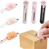 FENQURO 6 PCS Mini Coltello Multiuso Retrattile, taglierino professionale, Mini Coltelli Multiuso Portatili a Forma di Cancelleria per Ufficio Scolastico per Tagliare Buste, Portatile, Sicurezza