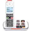 SWISSVOICE - Xtra 2355 - DECT - Telefono fisso cordless per anziani con segreteria - Tasti grandi - Audio Boost - Suonerie forti - Compatibile con apparecchi acustici - Blocco chiamate
