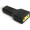 System-S Adattatore USB 3.1 tipo C maschio a Rectangle 11,0 x 4,5 mm femmina cavo nero