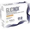 VELA FARMACEUTICI GLICINOX Integratore per il Sonno Naturale - con Glicina, Inositolo, GABA e L-Teanina - Aiuta il Riposo Notturno - Gusto Arancia - 20 Bustine
