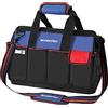 WORKPRO Borsa per attrezzi, 45,7 cm con base modellata impermeabile, borsa organizer per attrezzi con 20 tasche, tracolla regolabile